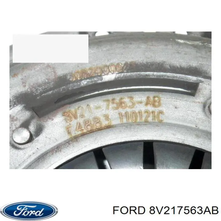 8V217563AB Ford Натискний диск зчеплення