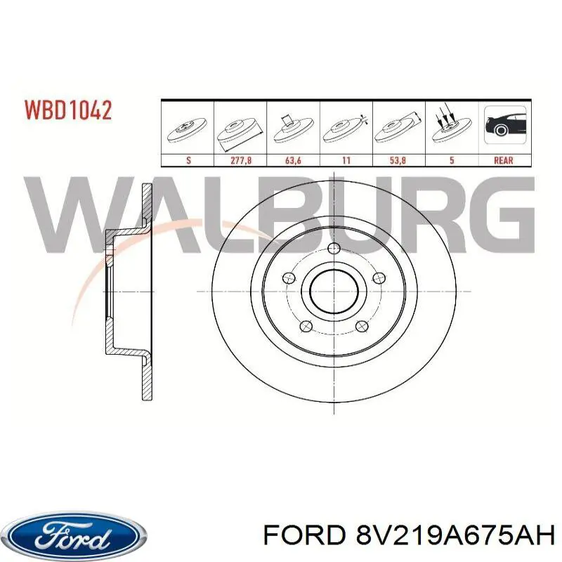8V219A675AH Ford 
