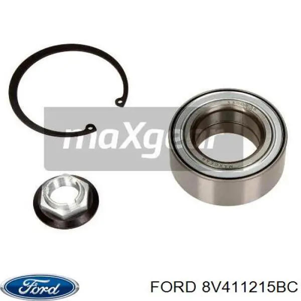 Комплект підшипник маточини передньої Ford 8V411215BC ціна, від 26.24 USD