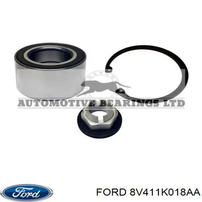 Підшипник маточини передньої 8V411K018AA Ford