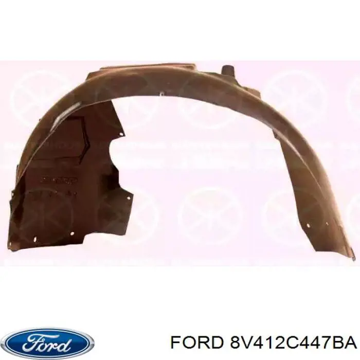 Купити 8V412C447BA Ford Захист гальмівного диска, переднього, лівого