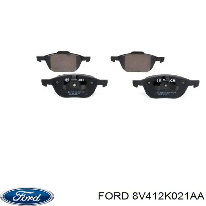 Гальмівні колодки Ford 8V412K021AA ціна, від 22.47 USD