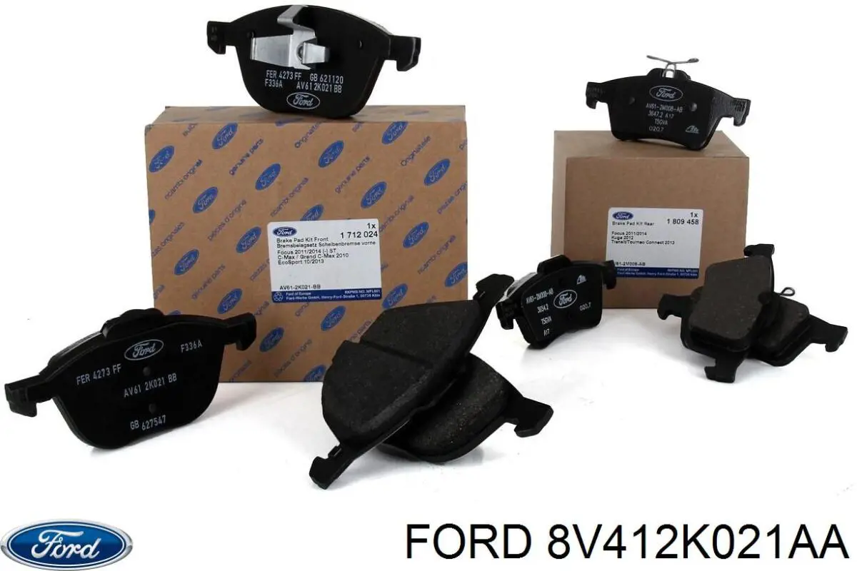 Купити 8V412K021AA Ford Колодки гальмівні передні, дискові