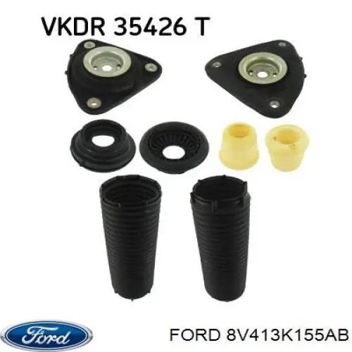 Опора стійки амортизатора переднього Ford 8V413K155AB ціна, від 27.05 USD