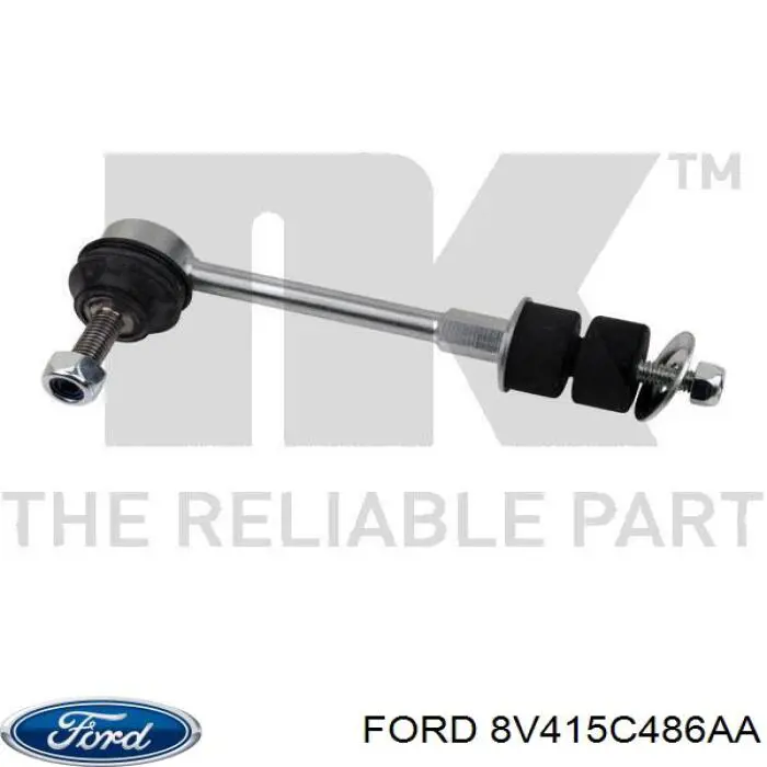 Лінк стабілізатора, заднього Ford 8V415C486AA ціна, від 12.23 USD