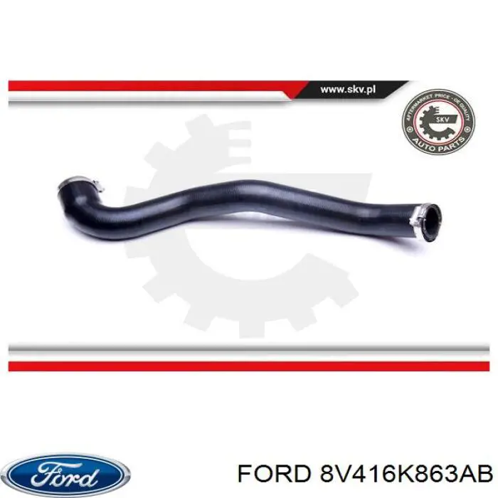 Купити 8V416K863AB Ford Шланг/патрубок интеркуллера