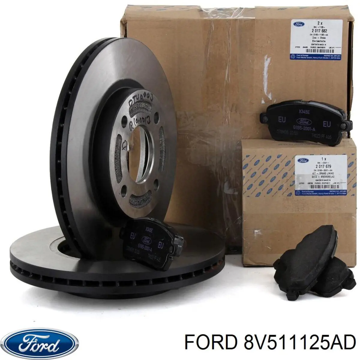 Купити 8V511125AD Ford Ротор гальмівний