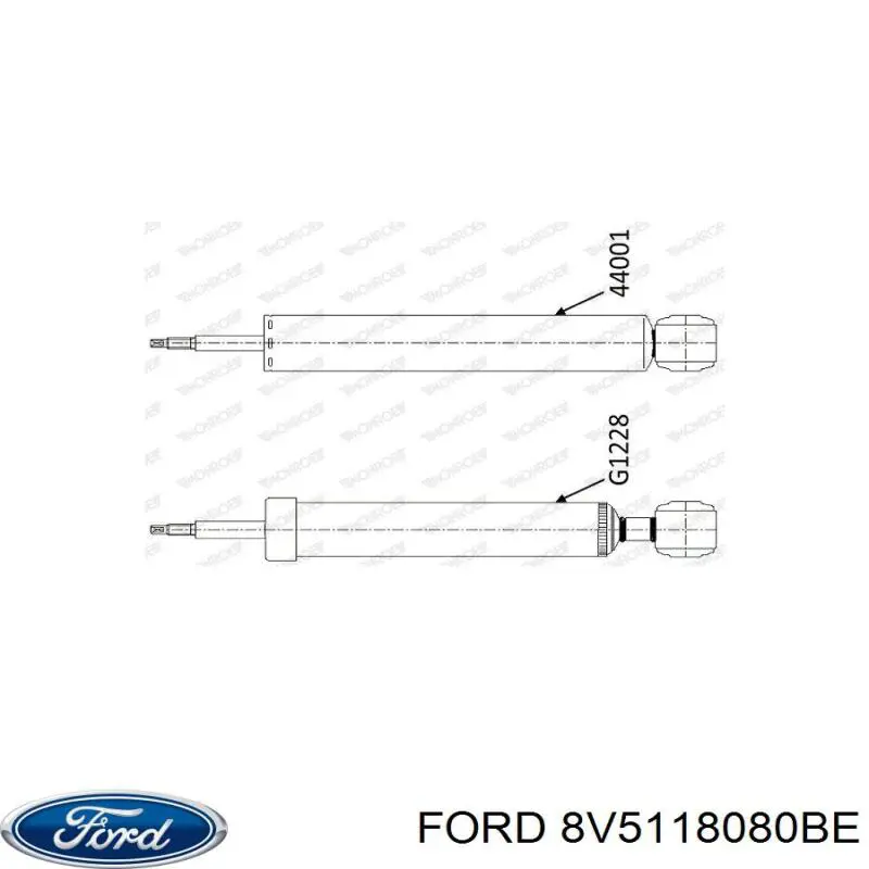 8V5118080BE Ford Амортизатори задні