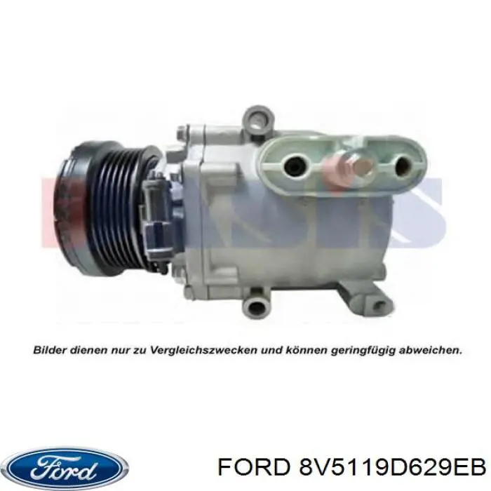 Компресор кондиціонера 8V5119D629EB Ford