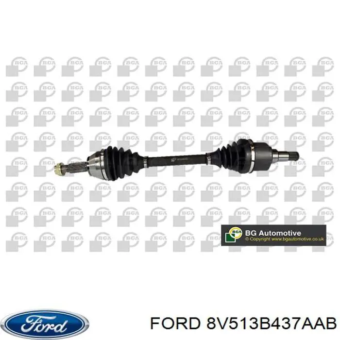 8V513B437AAB Ford Привід лівий