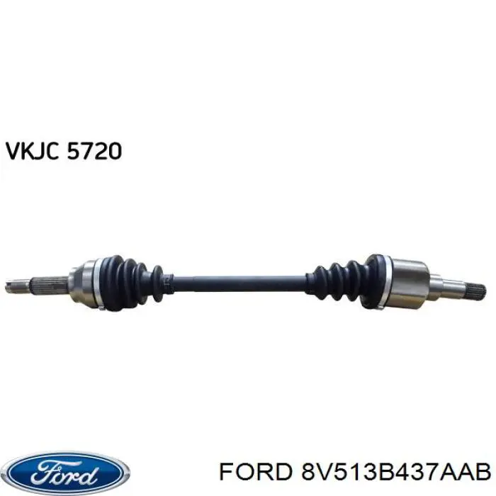 Привід передній лівий Ford 8V513B437AAB ціна, від 69.71 USD