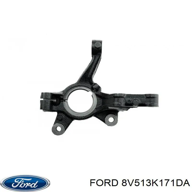 Цапфа - поворотний кулак передній, лівий 1544567 Ford