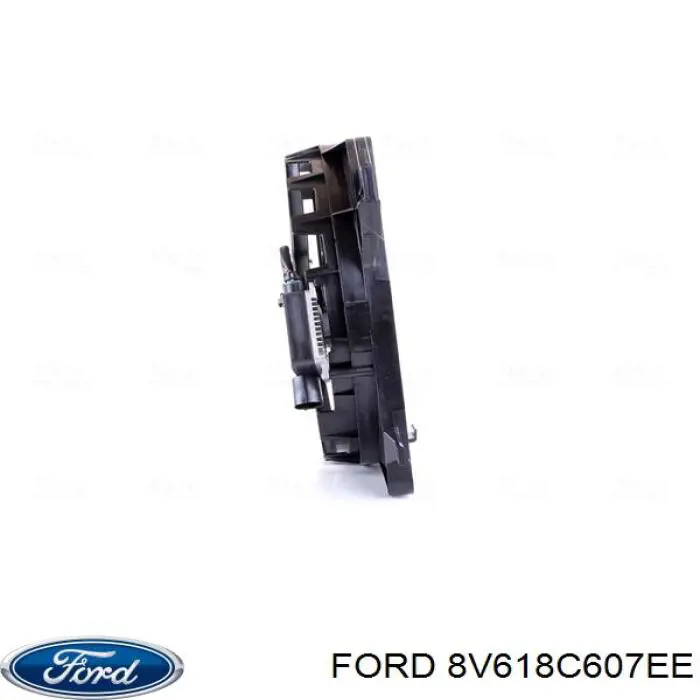 Купити 8V618C607EE Ford Дифузор радіатора охолодження, в зборі з двигуном і крильчаткою