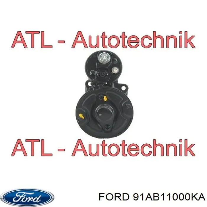 Стартер 91AB11000KA Ford