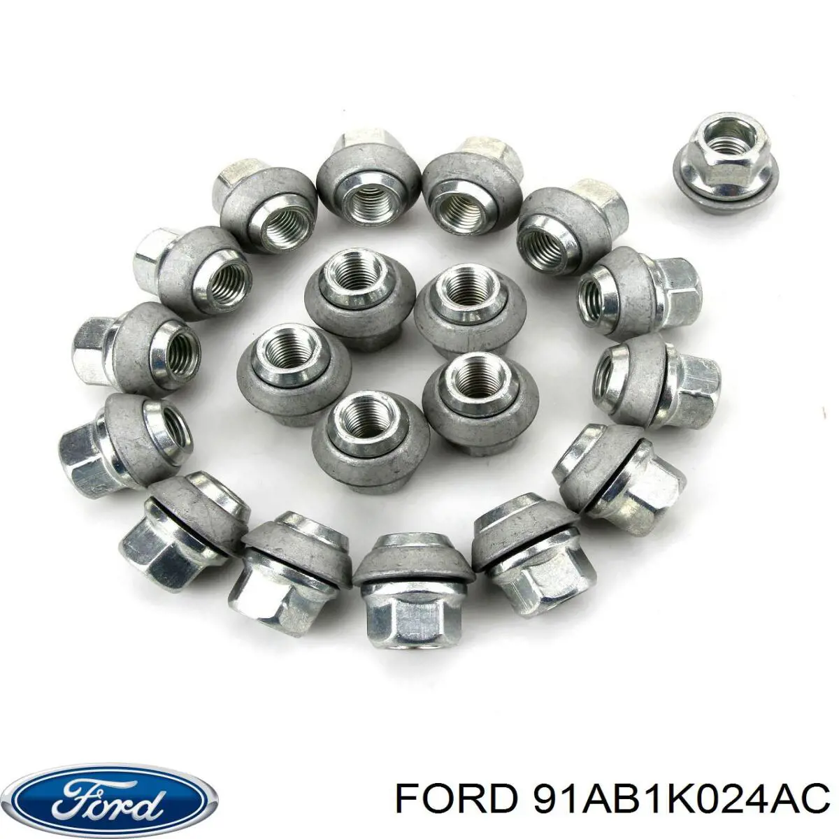 Гайка кріплення колеса Ford 91AB1K024AC ціна, від 3.07 USD