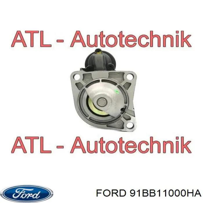 Стартер Ford 91BB11000HA ціна, від 70.16 USD