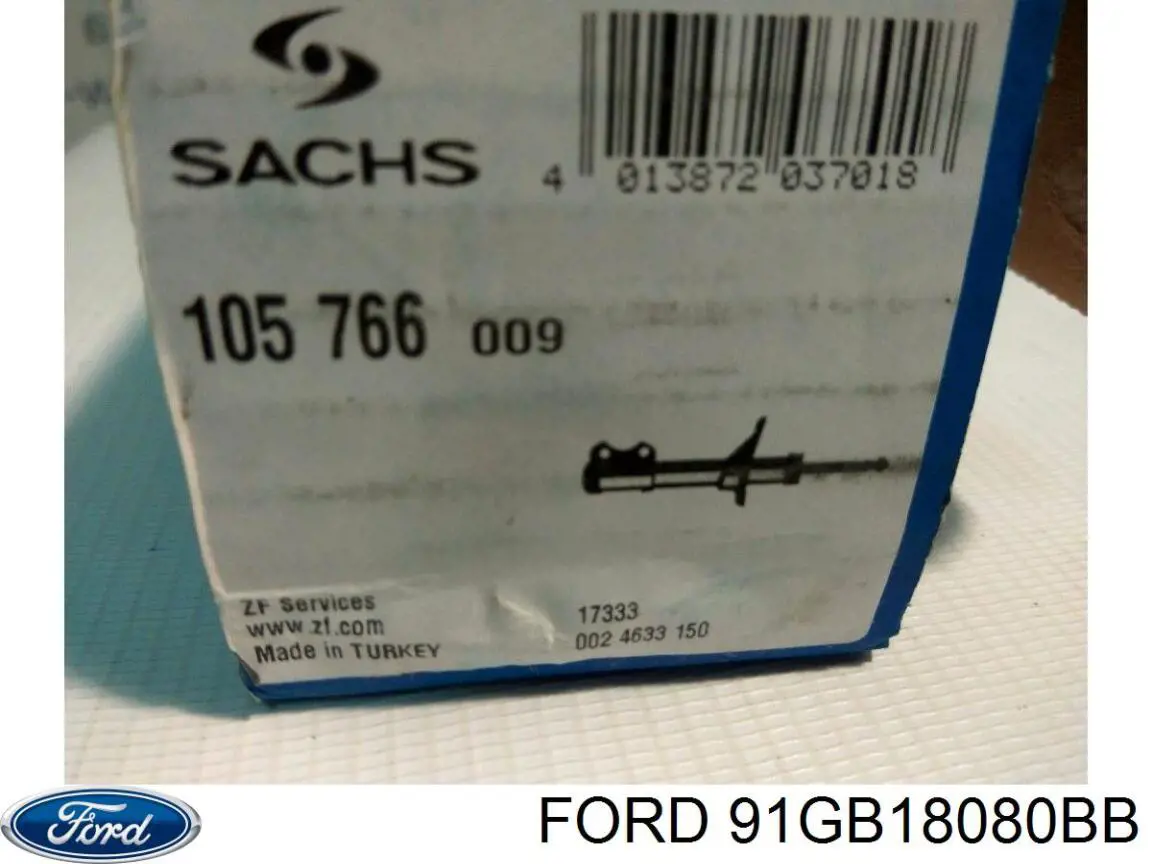 91GB18080BB Ford Амортизатори задні