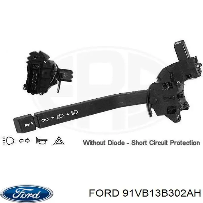 Перемикач підрульовий, лівий Ford 91VB13B302AH ціна, від 17.75 USD