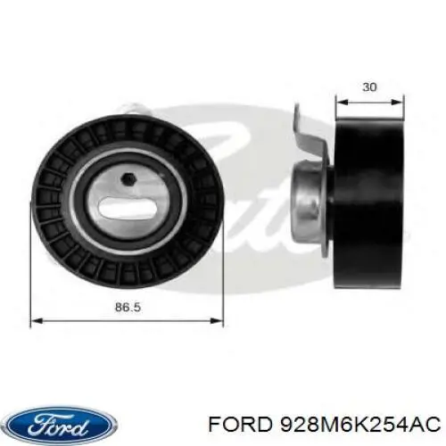 Ролик натяжителя ременя газорозподілу Ford 928M6K254AC ціна, від 22.28 USD