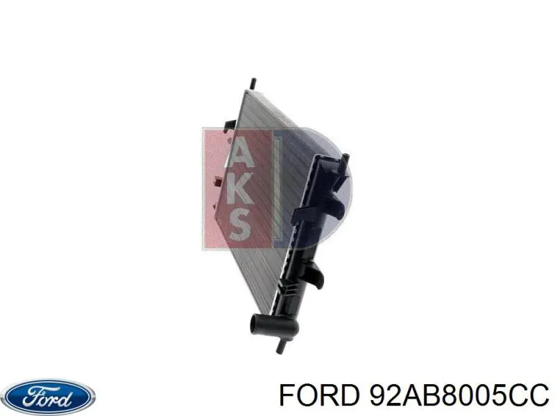 Радіатор основний Ford 92AB8005CC ціна, від 54.39 USD