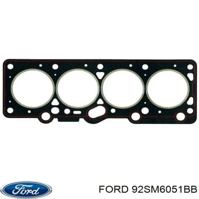 92SM6051BB Ford прокладка головки блока циліндрів (гбц)