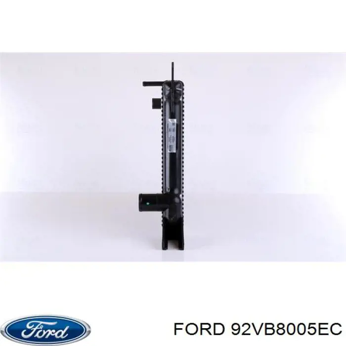 Радіатор охолодження двигуна 92VB8005EC Ford