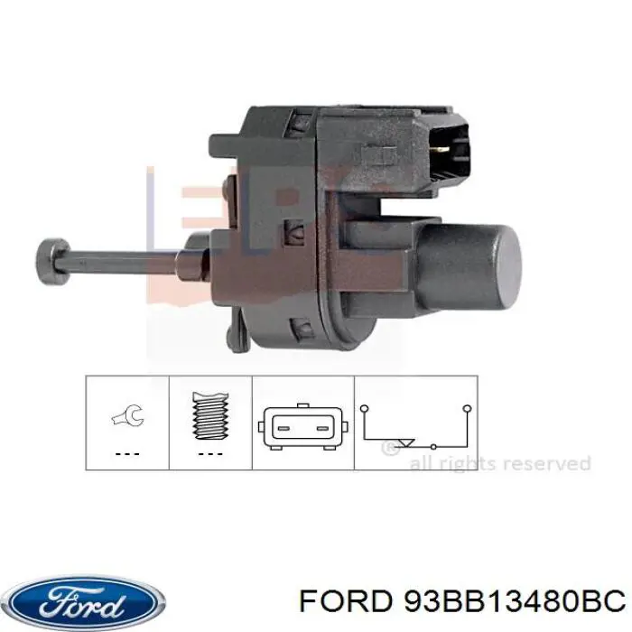 93BB13480BC Ford датчик включення стопсигналу