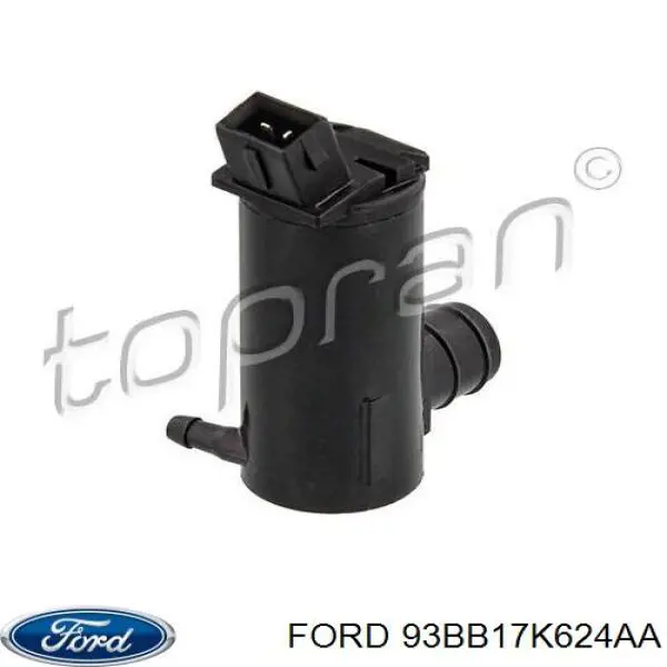 Купити 93BB17K624AA Ford Двигун бачка омивача передній/задній