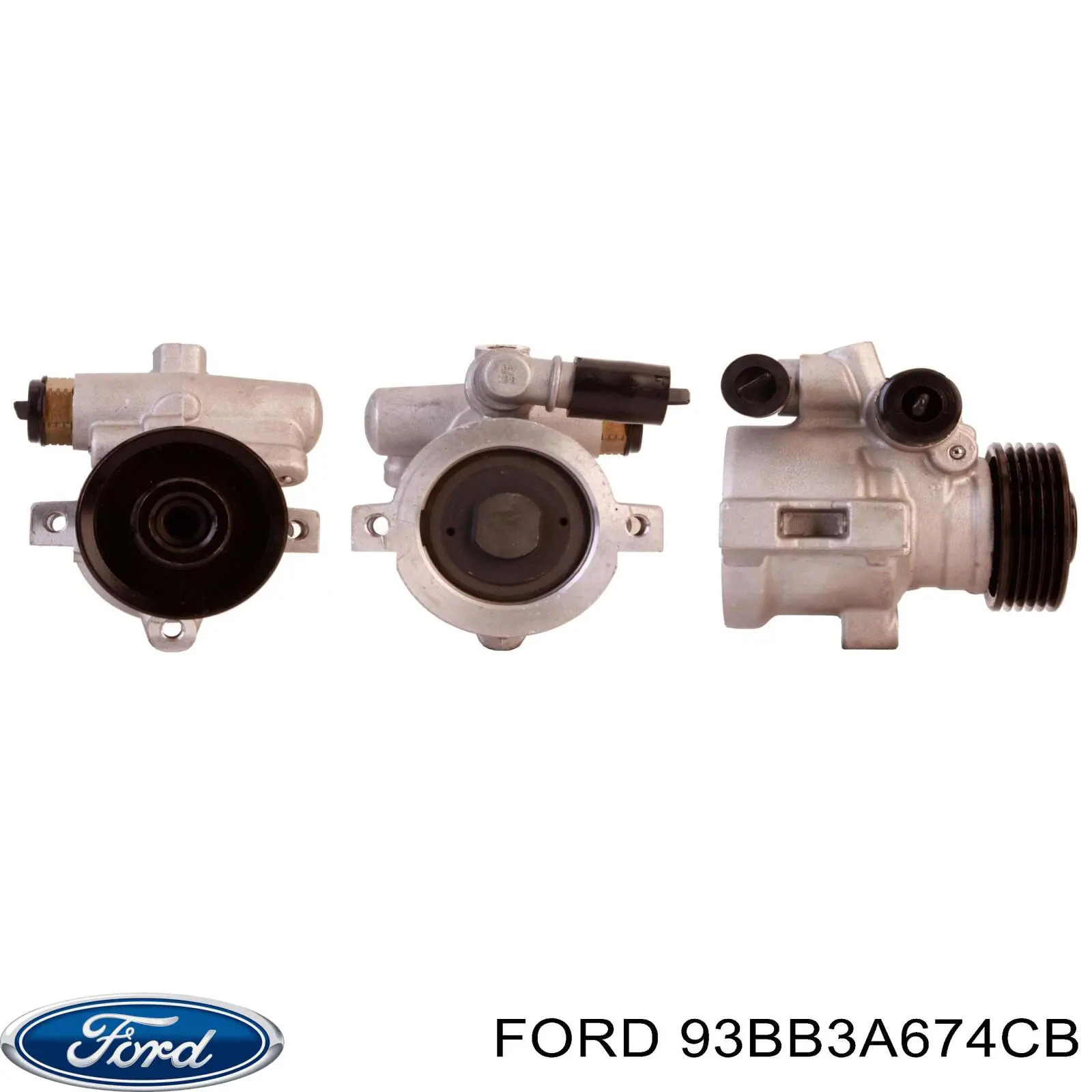 93BB3A674CB Ford насос гідропідсилювача керма (гпк)
