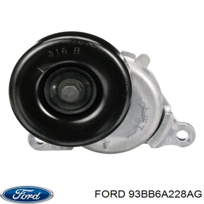 Купити 93BB6A228AG Ford Натягувач приводного ременя