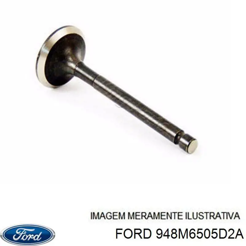 Клапан випускний 1023593 Ford
