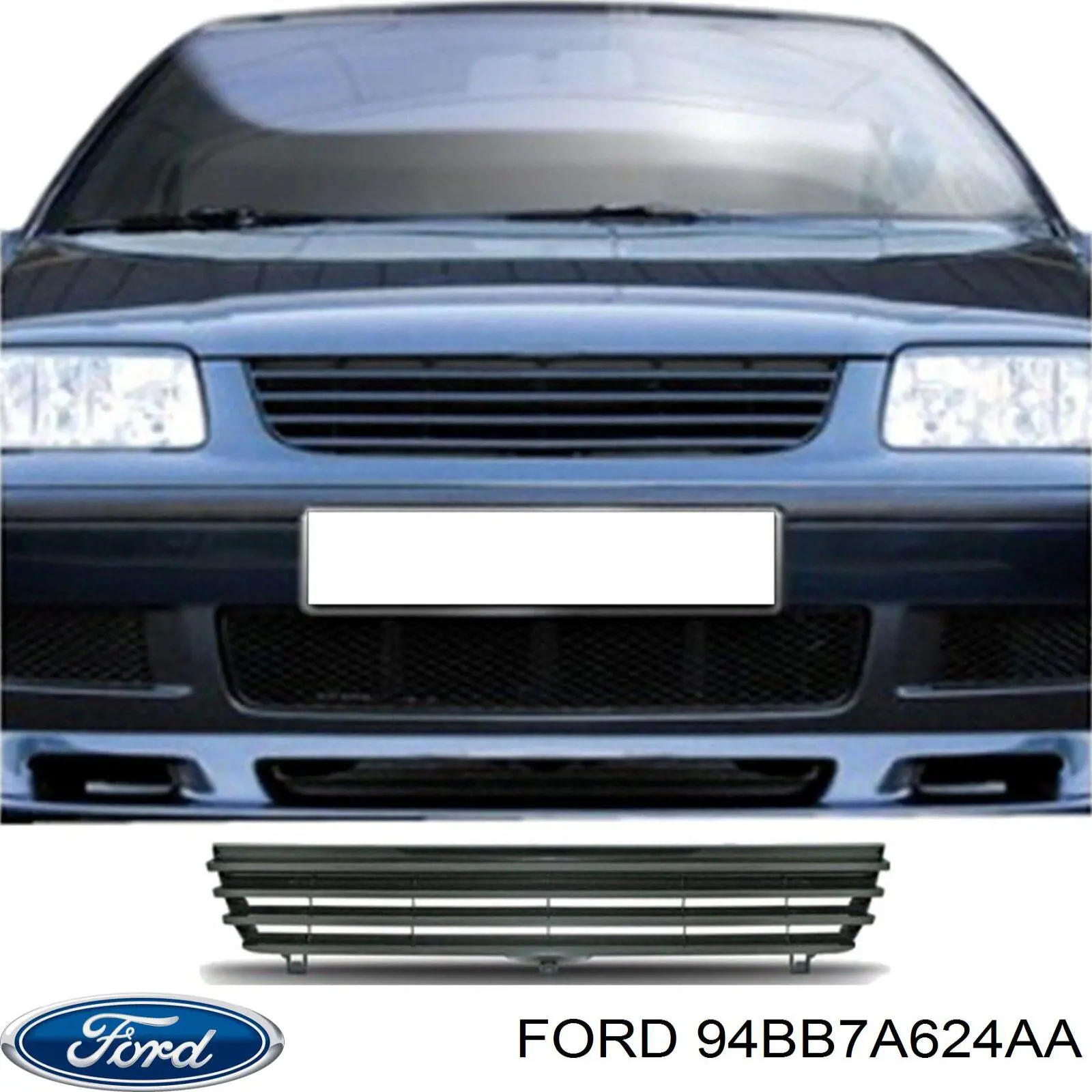 Купити 94BB7A624AA Ford Накладка педалі зчеплення