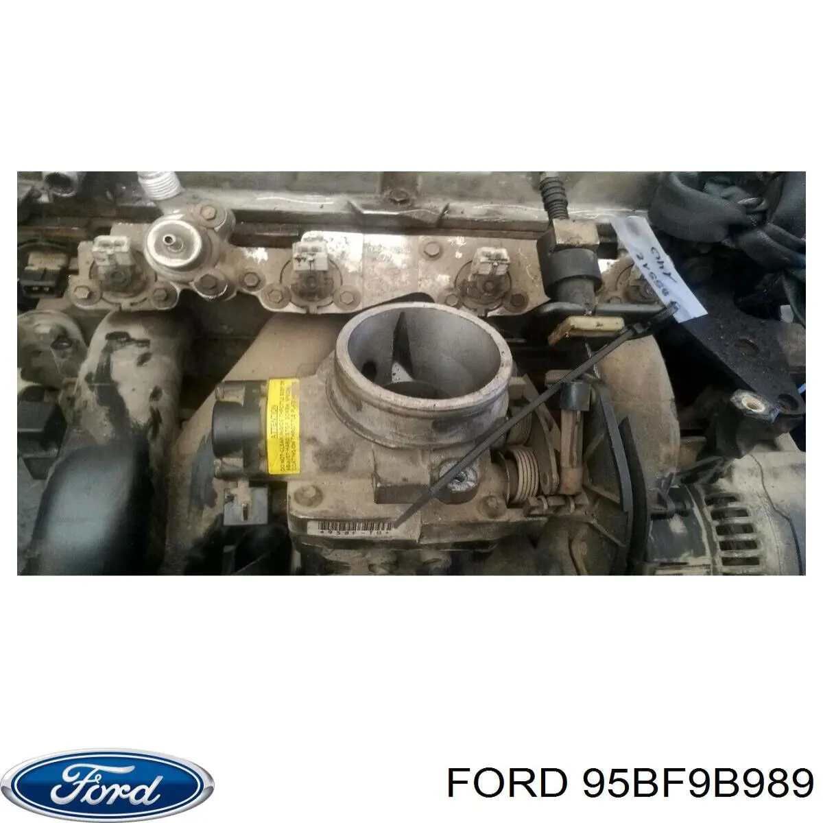 Заслінка повітряна Ford 95BF9B989