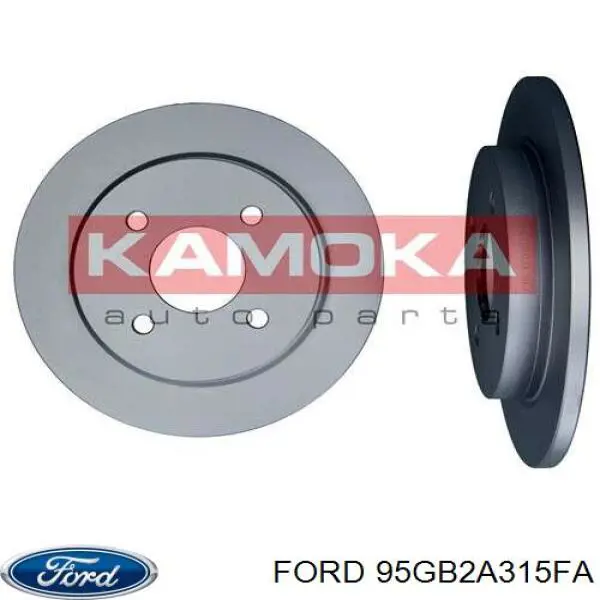 Диск гальмівний передній 95GB2A315FA Ford