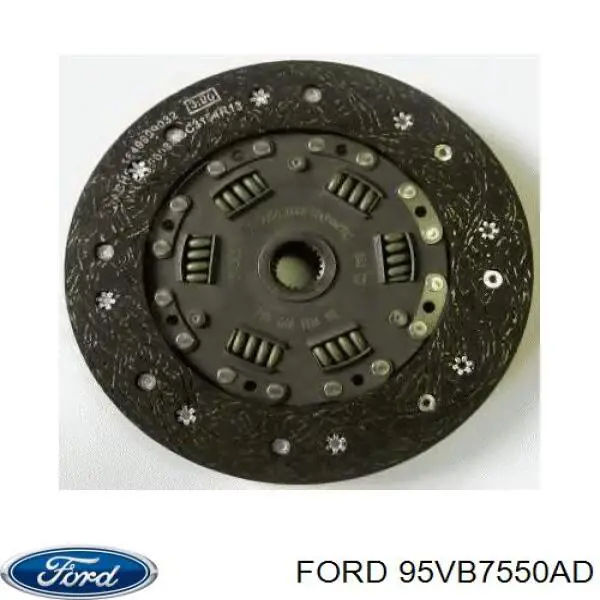 Диск зчеплення 95VB7550AD Ford