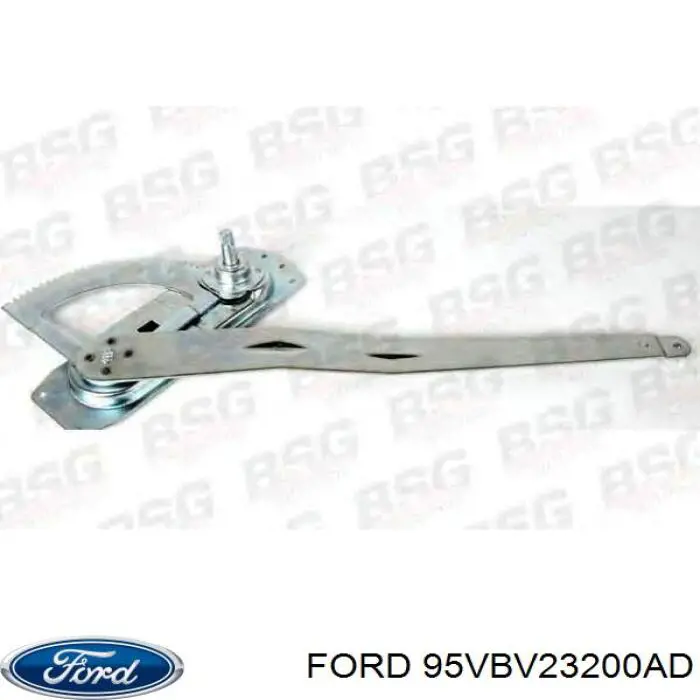 Купити 1052174 Ford Механізм склопідіймача двері передньої, правої