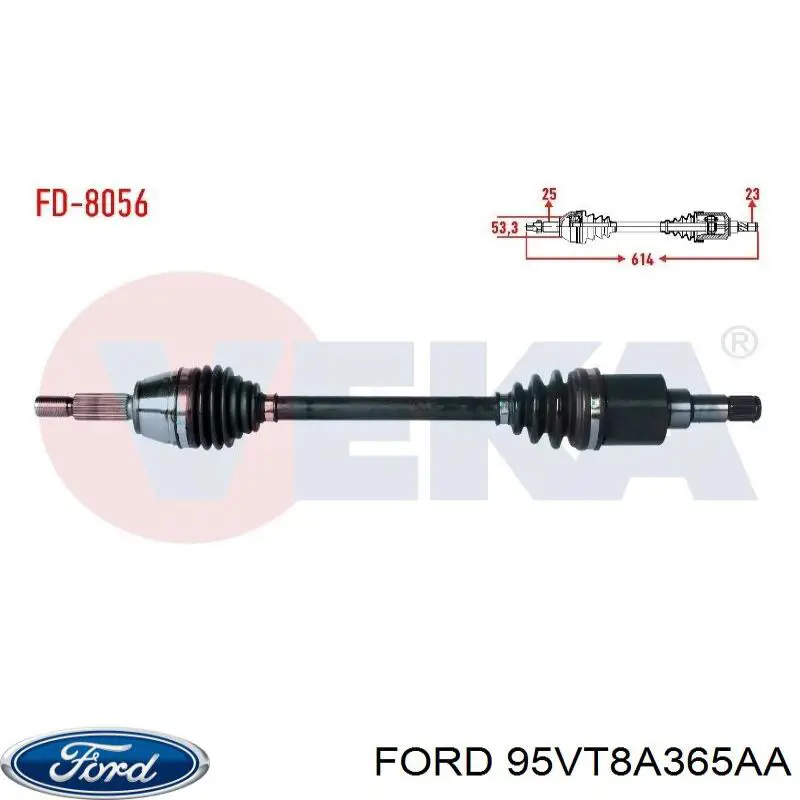  95VT8A365AA Ford