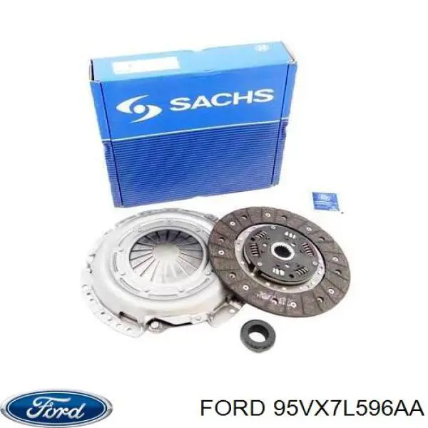 Купити 95VX7L596AA Ford Комплект зчеплення (диск, корзина, підшипник)