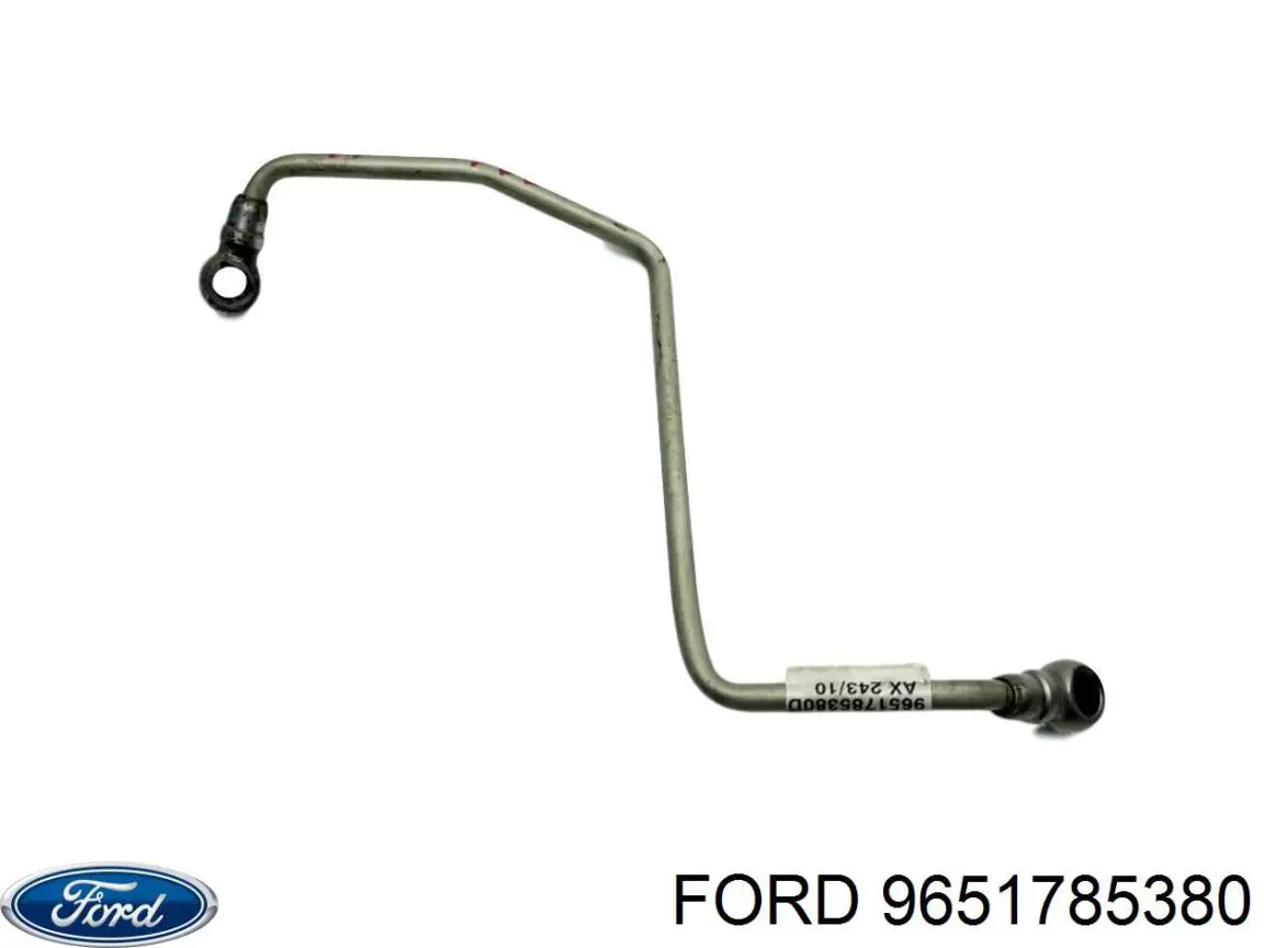 9651785380 Fiat/Alfa/Lancia Трубка/шланг подачі масла до турбіни
