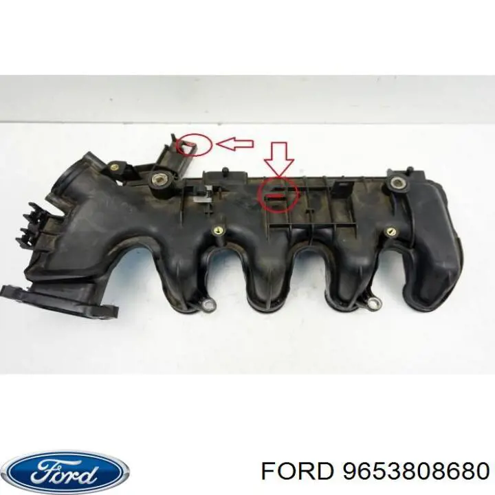 9653808680 Ford Колектор впускний, лівий