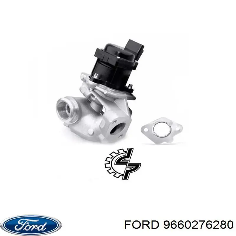 9660276280 Ford клапан egr, рециркуляції газів