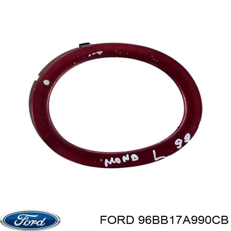 Обід (окантовка) фари протитуманної, лівої PFD99001CL Signeda