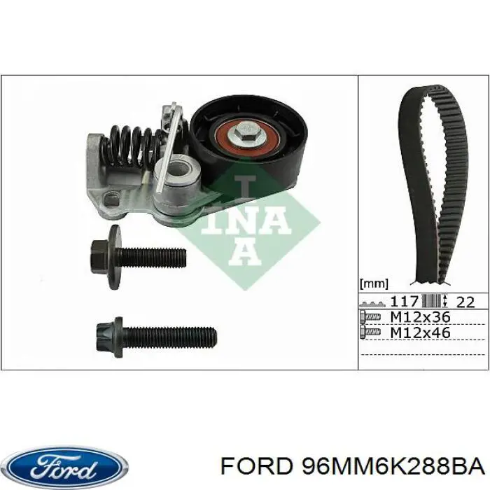 Ремінь ГРМ 96MM6K288BA Ford