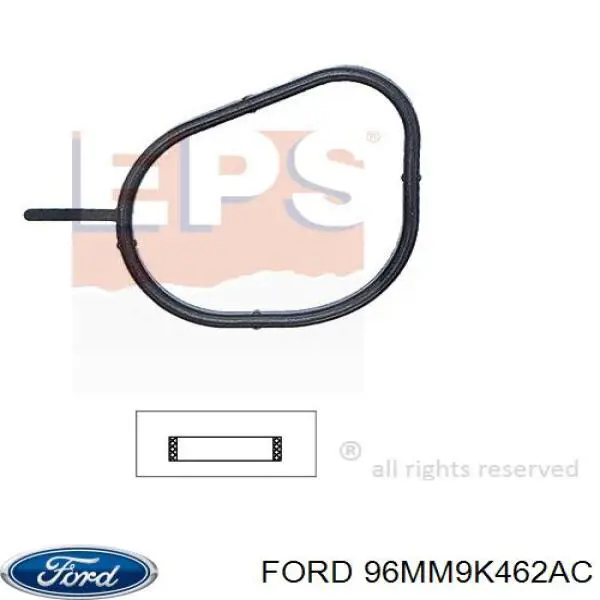 Прокладка корпусу термостата 96MM9K462AC Ford