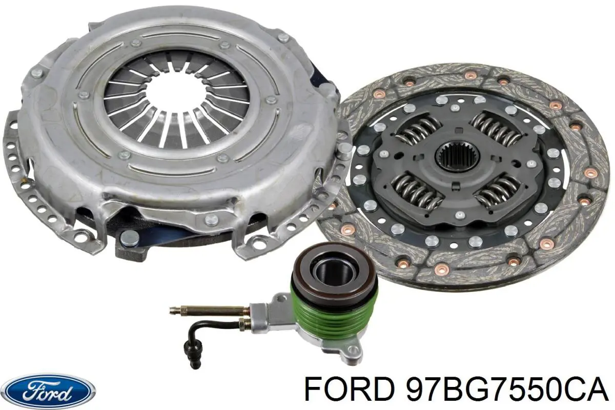 97BG7550CA Ford диск зчеплення