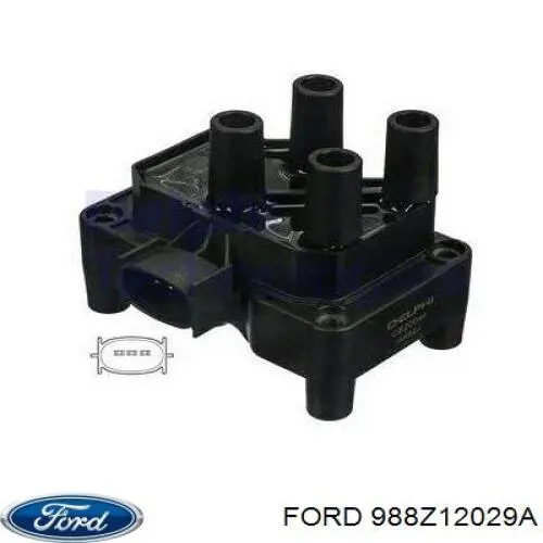 Котушка запалювання Ford 988Z12029A ціна, від 12.70 USD