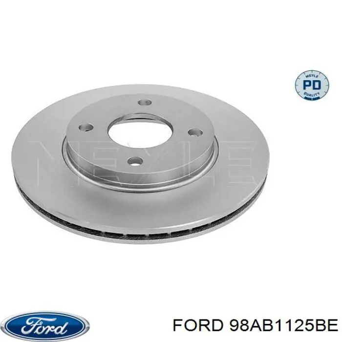 Купити 98AB1125BE Ford Ротор гальмівний
