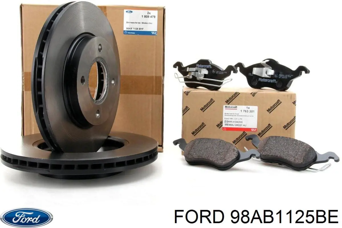 Купити 98AB1125BE Ford Ротор гальмівний