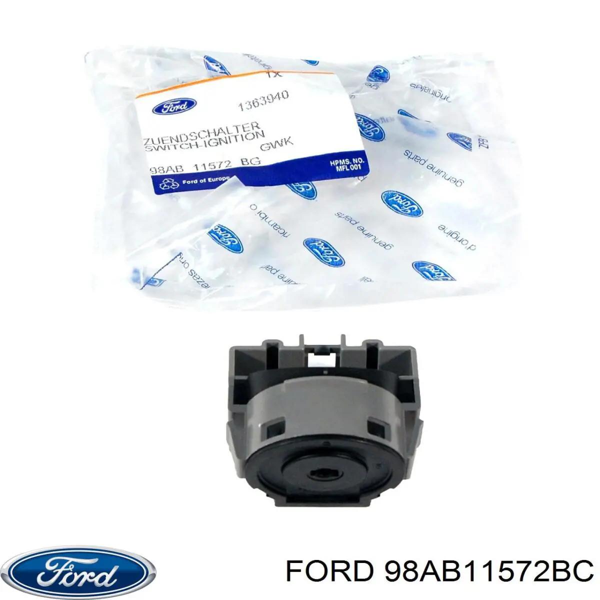  Ford 98AB11572BC ціна, від 7.59 USD