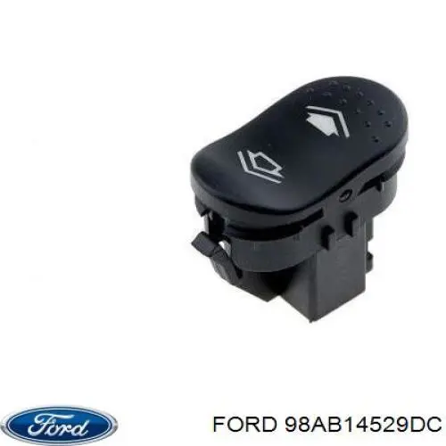 Купити 98AB14529DC Ford Кнопка вмикання двигуна склопідіймача задня